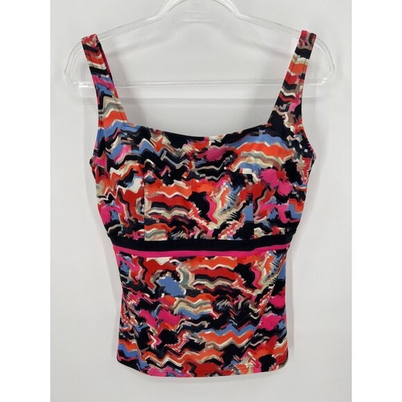 Gottex Multicolor Swim Top Size 16 Tankini - Picture 1 of 8